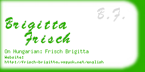 brigitta frisch business card